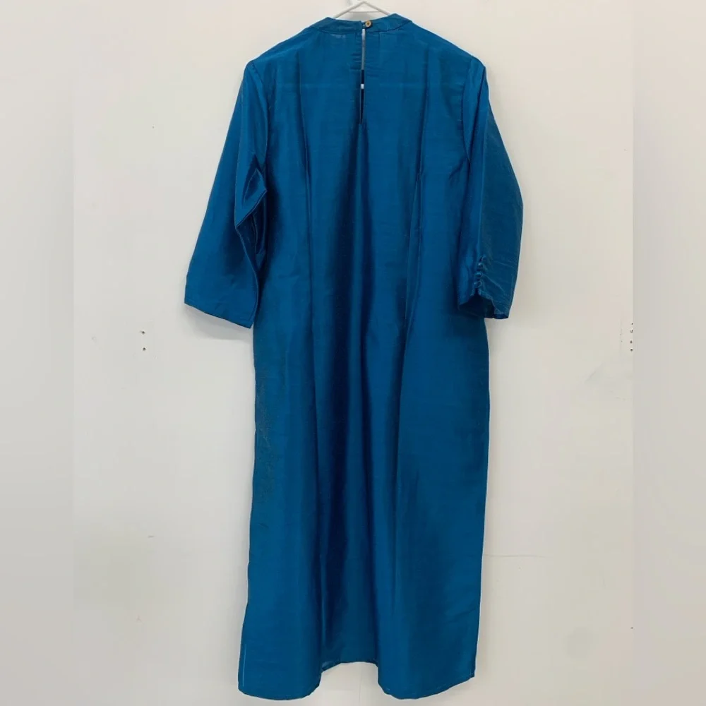 Indian Kurta Tunic Top w/ embroidery - Picture 5 of 5